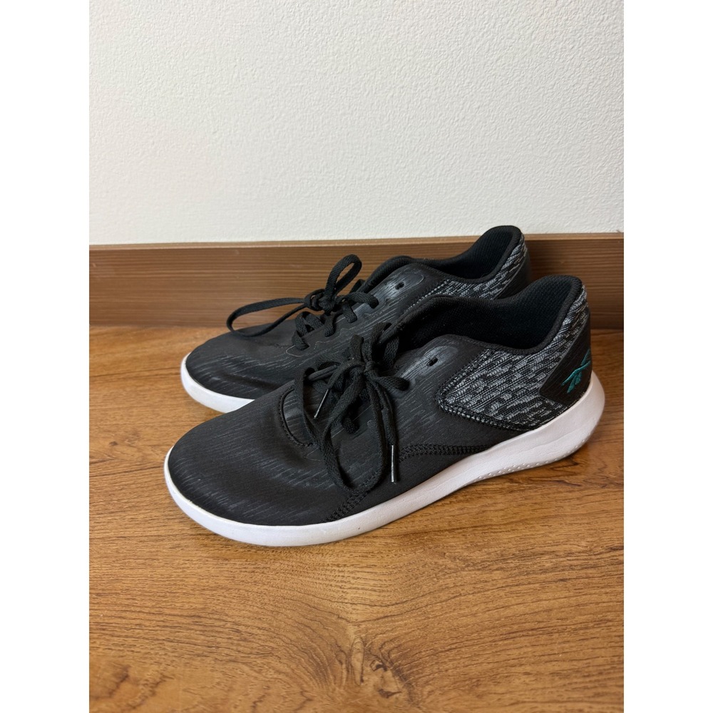 Reebok Flexagon Force 2.0 Womens Black White Teal Training Shoes EF3711 Size 9
